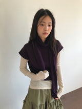 ソーヴィニヨンタイアップハーフニット (3color)