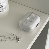 [made]silver water drop airpodcase