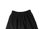 Moel Check Dot Tiered Midi Skirt