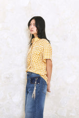 ALARM ラインウェスタンシャツ (YELLOW)