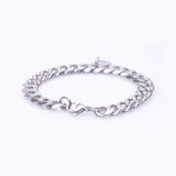 ステンレススチールブレスレット ワイドチェーン レディース SSBW08