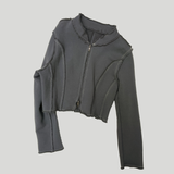 RAW SEAM TRACK JACKET
