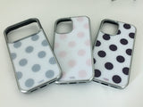 holiday dot purple (silver glass)