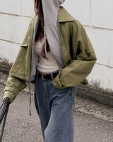 Use cropped field jacket
