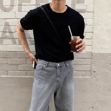 LMN Saint Cool Linen Round Short-Sleeved Knitwear (14 colors)