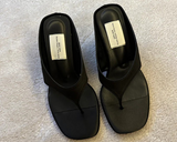 Secret: 7cm Square Wedge Sandals Flip-Flops