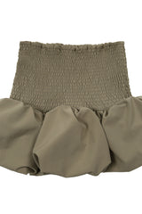 Balloon Smock Skirt [Khaki]