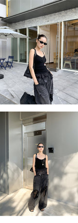 Holly under frill sleeveless t-shirt