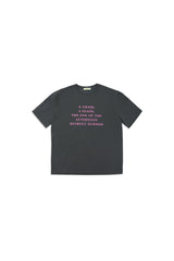 グラス Tシャツ、チャコール
