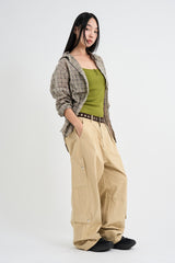 Mar over check shirt
