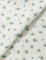 RUFFLE FLOWER BLOUSE(WHITE)