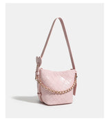 Classic Tweed Quilted Chain Bag - A must-have tweed shoulder bag for formal looks