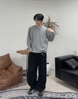 Lean Dart Curved Cotton Pants