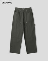 (UNISEX) フレーム ダブルニー コットンパンツ