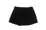 Chefon Button Tennis Wrap Mini Skirt