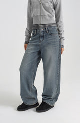 [B-DENIM] STANDARD WIDE JEANS 045