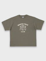 MONSTER TRUCK CLUB Tシャツ - カーキ