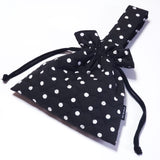 One Handle String Bag_Dot Black