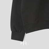 [HFORUS MADE]レイヤーショルダースウェットシャツ イン ブラック
