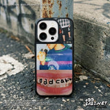 ストリート ヴィンテージ デザイン エポキシ バンパー iPhone ケース