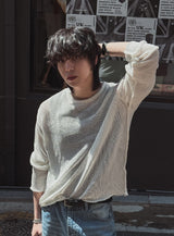 Draw Linen Blend Knit