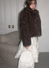 Soft Fur Backpack_Ivory