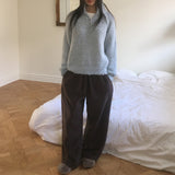 レノ インクシジョン フリース 2ウェイワイドパンツ