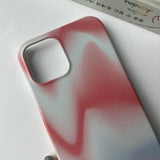 [blue squiggly gradation hard case]