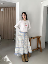 CARROT BUTTON FULL SKIRT (2C)