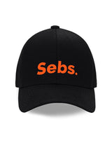 Sebs. BLACK NEON ORANGE