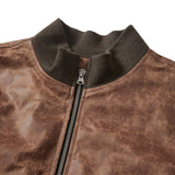 Tankers leather jacket / Brown