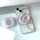 Pink - スプリングラブ Magsafe フォーンケース スマホグリップ セット
