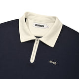 OPEN COLLAR SWEATSHIRT [DARK NAVY]