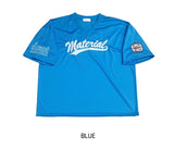 バスケットVネックメッシュ半袖Tシャツ