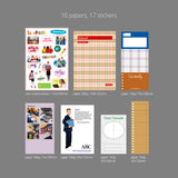 oab school pack / scrap sticker set