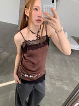 Pearl coin chain belt