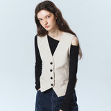 CLASSIC BUCKLE POINT VEST_BLACK