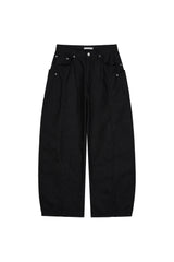 Double pocket herringbone pants