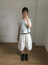 Dot Capri Shirt  (2color)