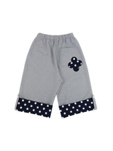 DOT FOLDING BERMUDA SWEATPANTS
