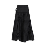 For Sunshine Moments Tiered Skirt Black 