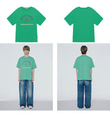 ウィッティグラフィックプリント T シャツ