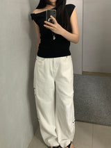 [~2XL] Howard Side-Rivet Pants