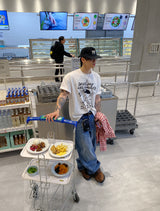 No.1224 skateboard half T (3color)