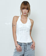 stショルダー トップ (white)