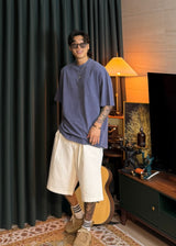 White Bermuda pants