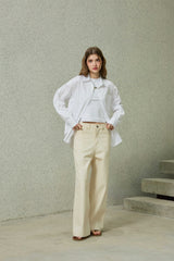 NOAH WIDE PANTS / BEIGE