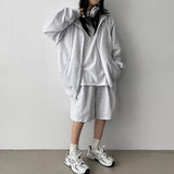 Road Slit Layered Short-Sleeved T-Shirt Long-Sleeved T-Shirt