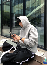 Taper Daily Cotton Double Weave Overfit Hoodie