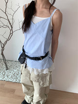 SAINT STRIPE BLOUSE (2C)
